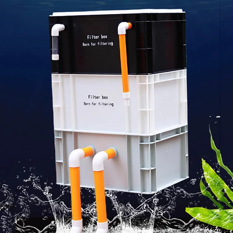 Box Fish In Aquarium - صندوق فلتر خارجي لحوض السمك، نظام