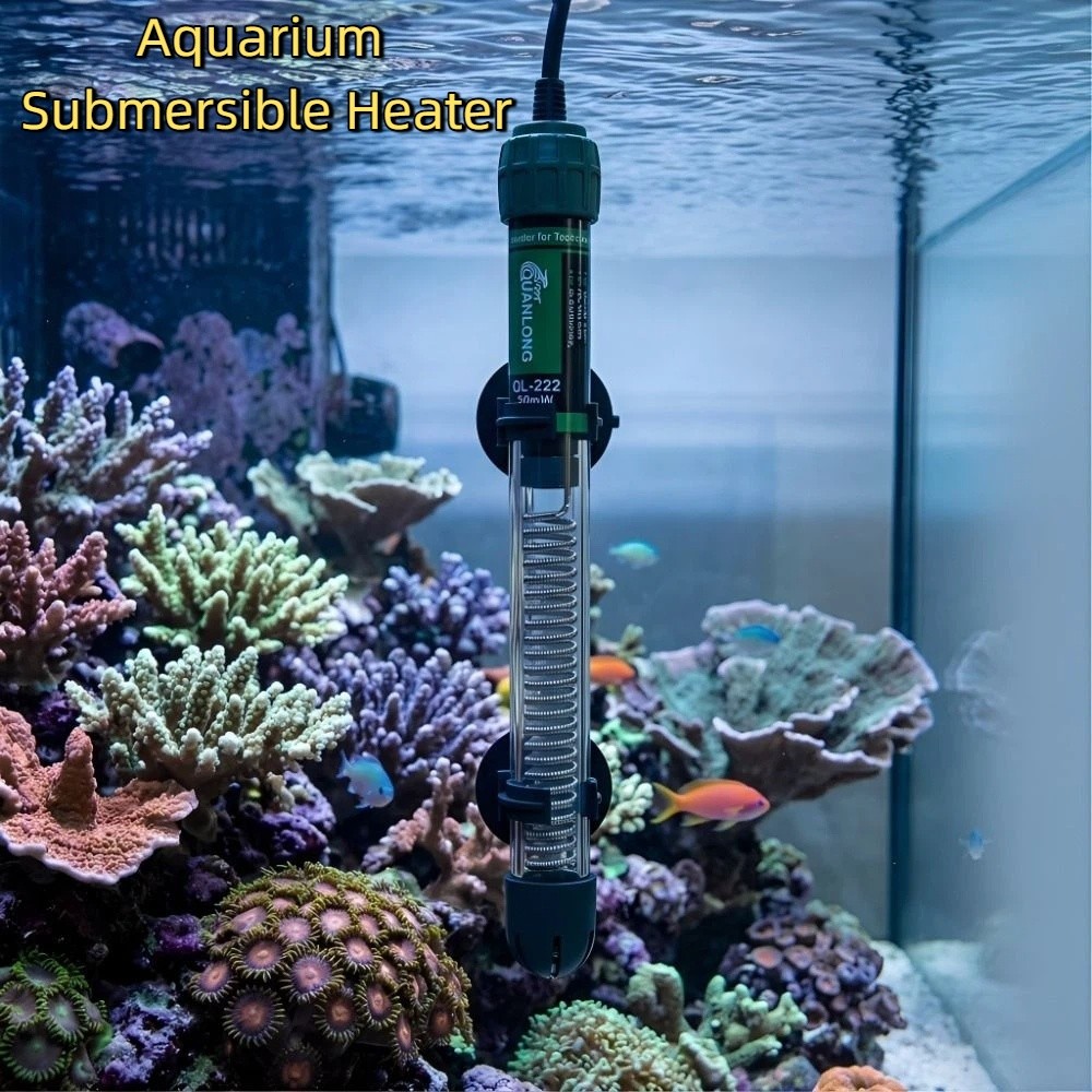 سخان حوض أسماك غاطس بقدرة 25 و - مراجعة Aquarium Fish Cold Water وسعره