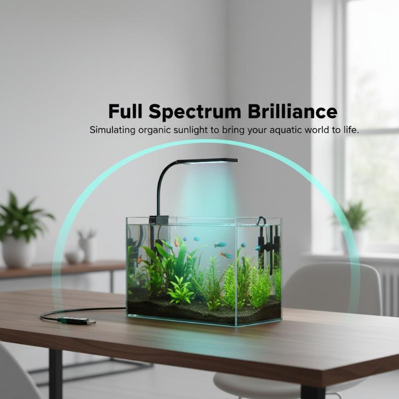 مصباح LED مرن للحوض السمكي بمن - مراجعة Aquarium Fish Tank وسعره