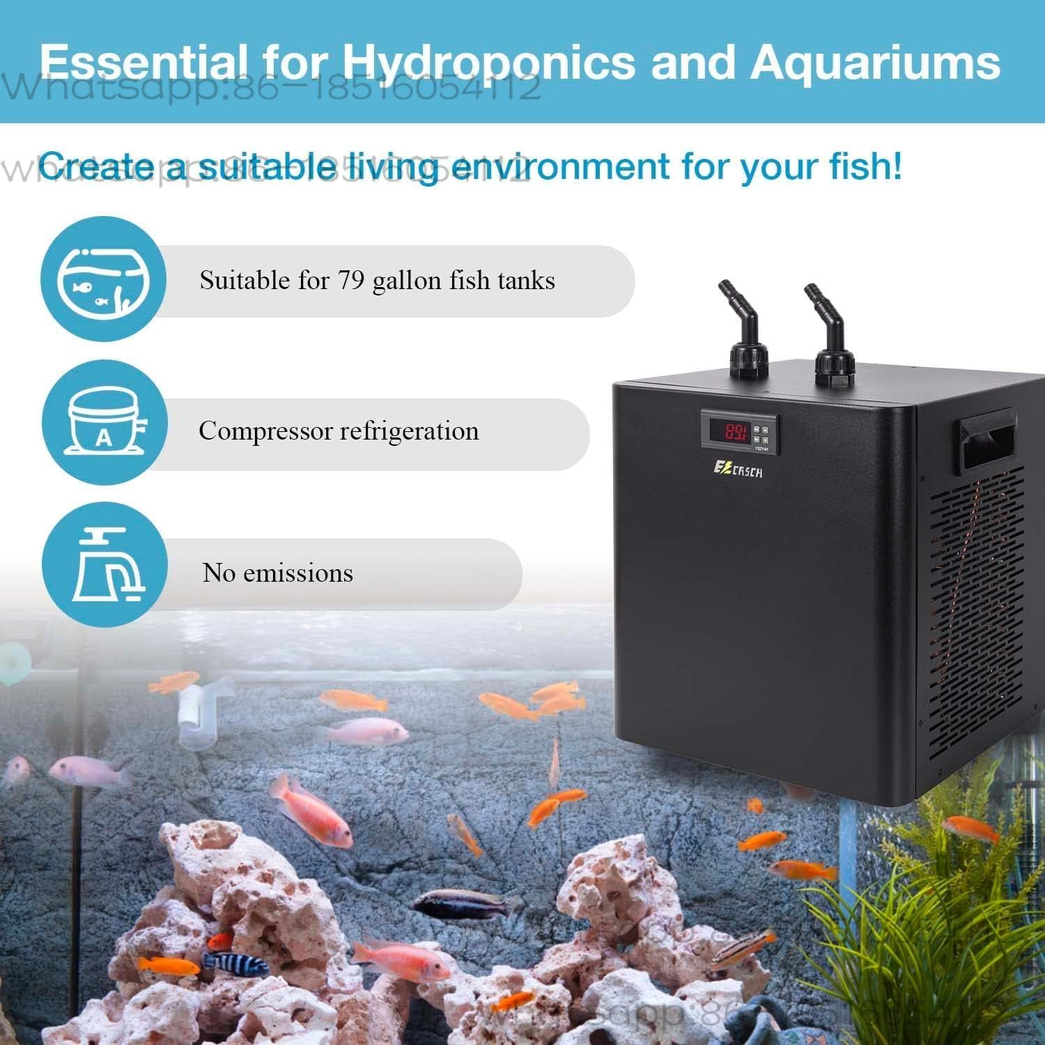 مبرد حوض السمك 79 جالون 1/3 حص - مراجعة Aquarium Fish Cold Water وسعره