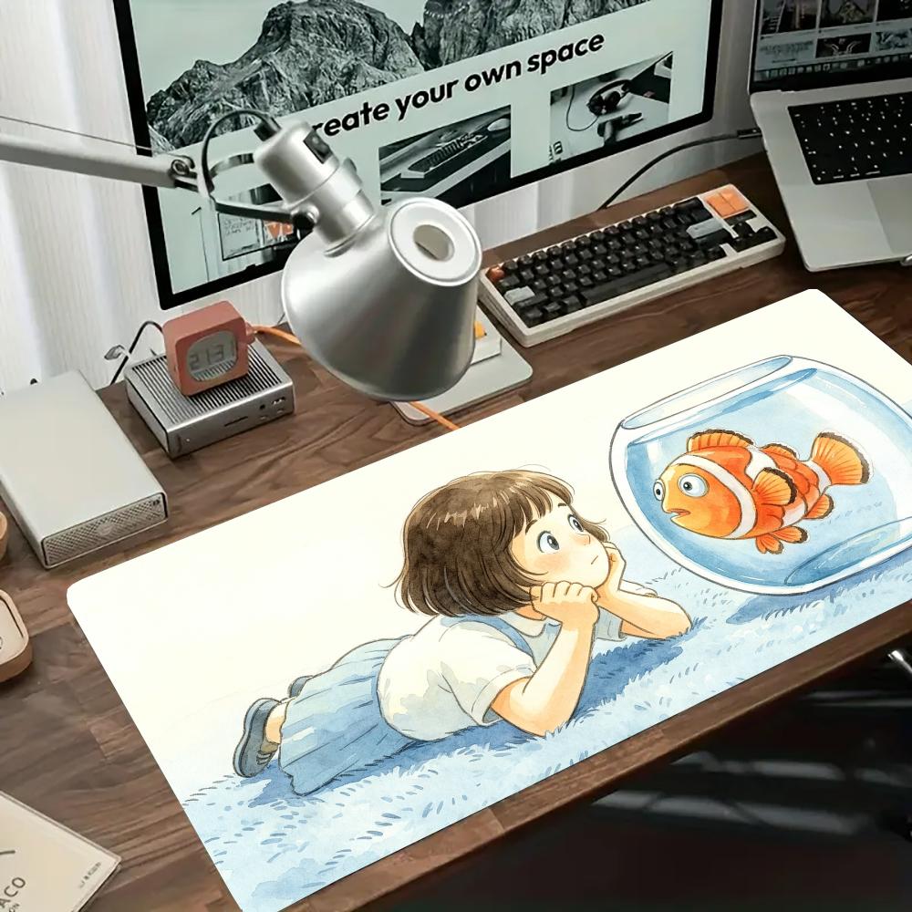حصيرة طاولة فنية لطيفة بتصميم  - مراجعة Aquarium Fish Game وسعره