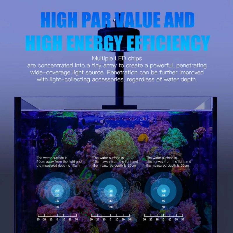 إضاءة LED للأحواض المائية الما - مراجعة Aquarium Fish App وسعره